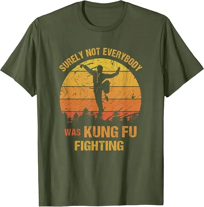 Vintage T-Shirt mit der Aufschrift „Sicherlich war nicht jeder Kung-Fu-Kämpfer“ – Y2k Kung-Fu-Liebhaber Kampfsport Grafik-Shirt aus weicher Baumwolle – Detail 9