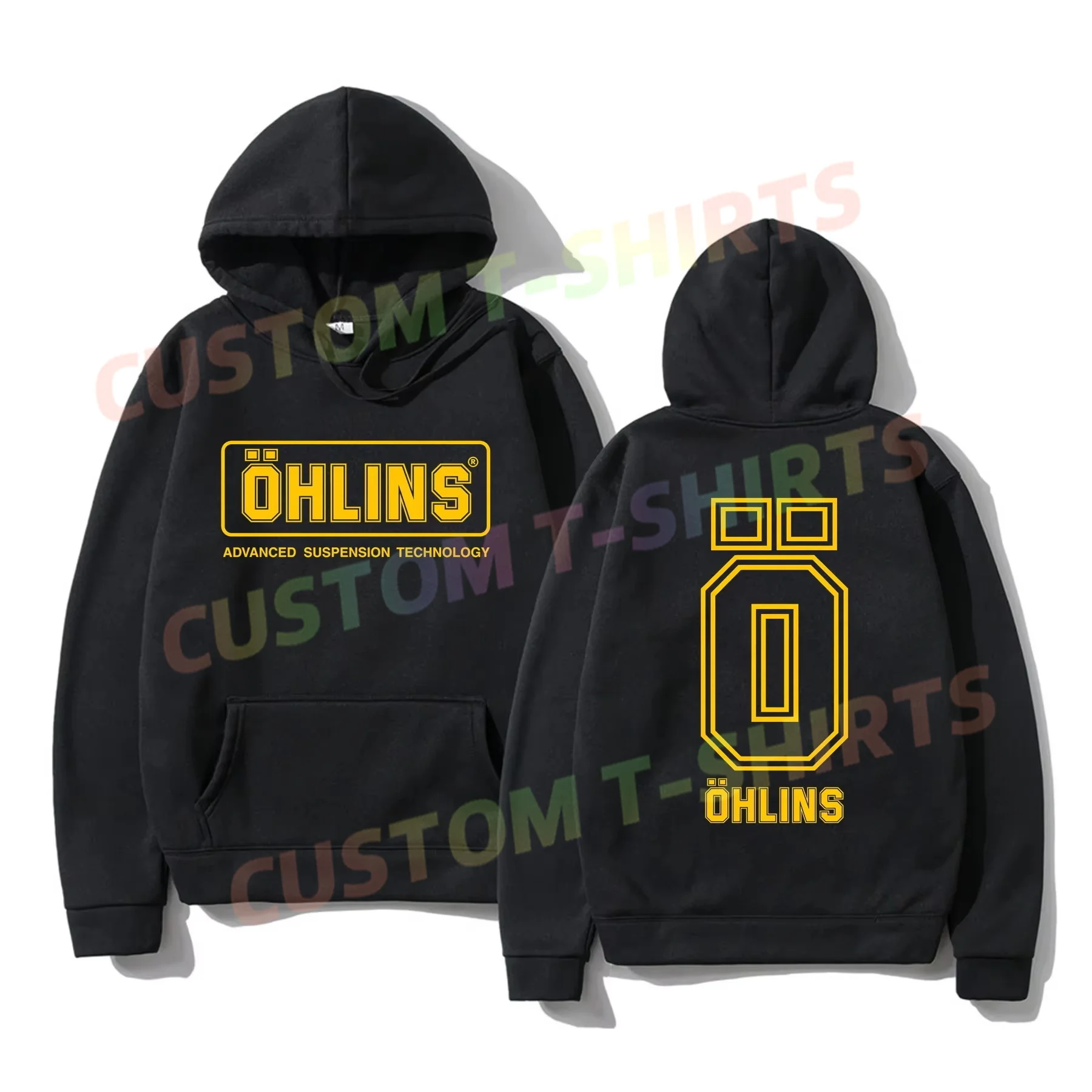

2024 Essential Men Long Sleeves Ohlins Shock Suspension Car Motorcycle Sport Racing Hoodies Thermal Sportswear Unisex S-3XL