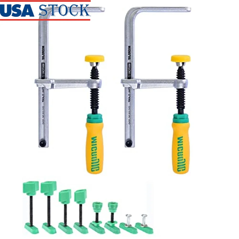 Dovetail Clamps 2-Pack Fast Clamping & งานไม้ Jigs ใช้งานร่วมกับ 1/2 "Router Bits Groove แทร็กของคุณเอง universal Fit &