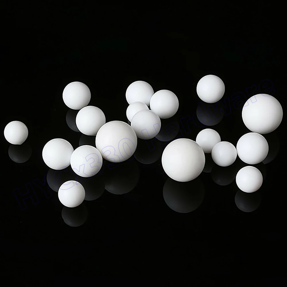 Ø2mm - 12.7mm White POM Plastic Ball Round Beads Dia 2 3 4 4.5 5 5.55 6 6.35 7 7.14 8mm to 12.7mm Polyformaldehyde Solid Balls