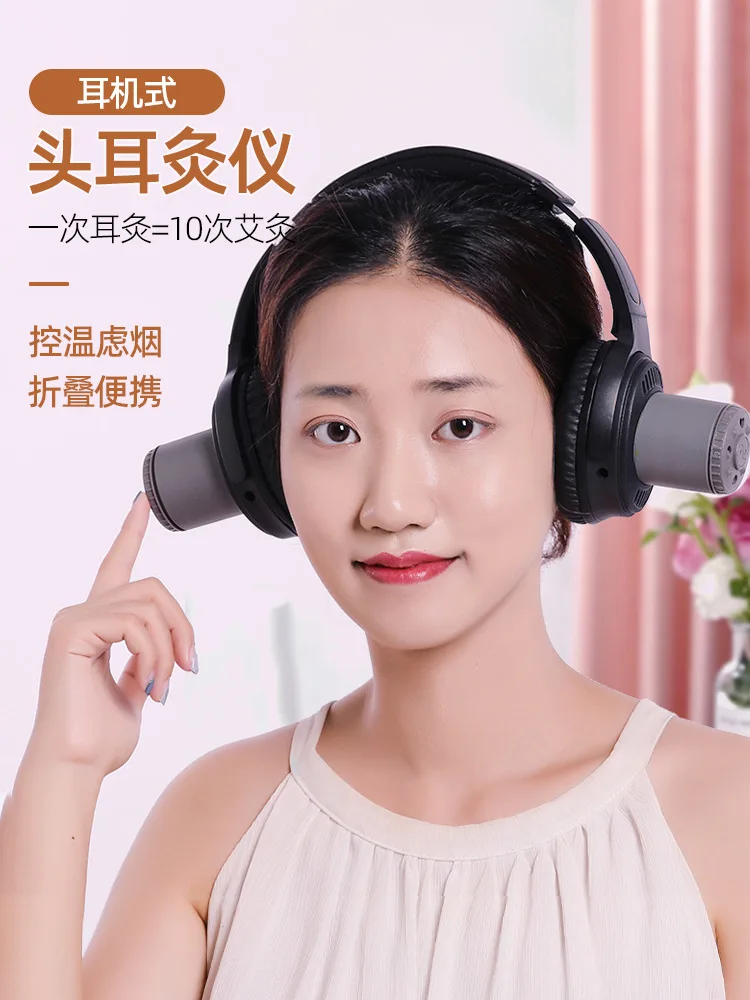 Head Mounted Ear  Instrument Acupoint Therapy Box Ear massage Tool Wholesale