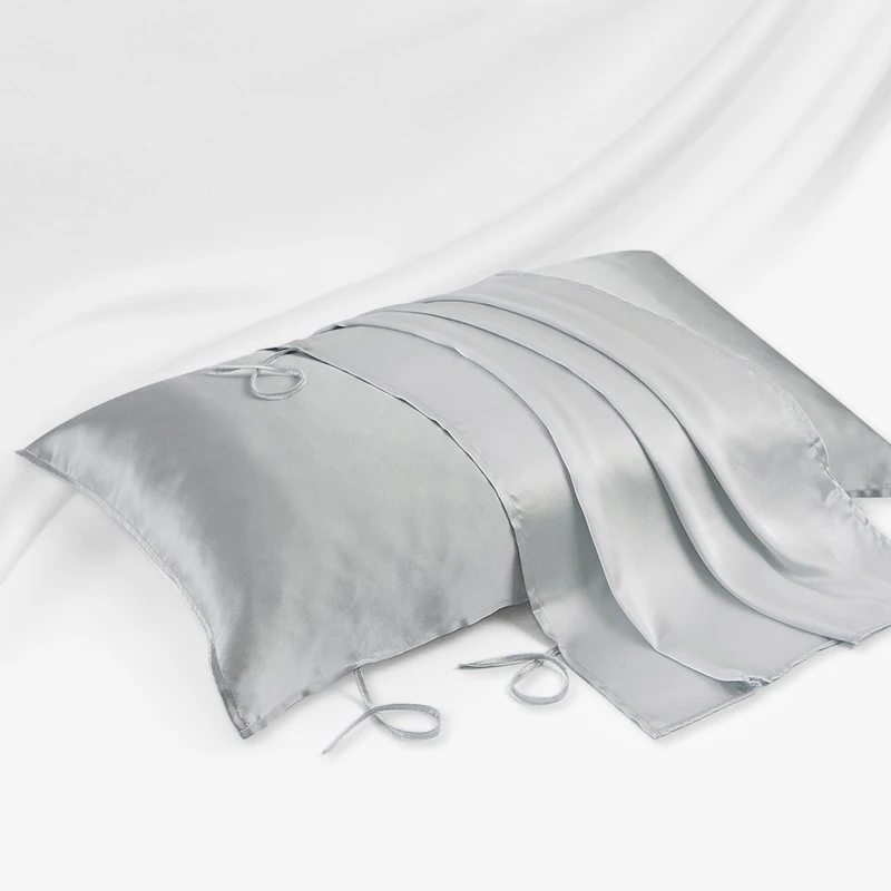 100% Mulberry Silk Pillow Towel for Hair and Skin,Soft Smooth Breathable Silk Pillow Cover,Women Sleep Gift Travel