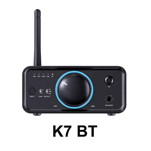 FiiO K7/K7 BT ハイレゾオーディオ HIFI ヘッドフォンアンプ AK4493SEQ