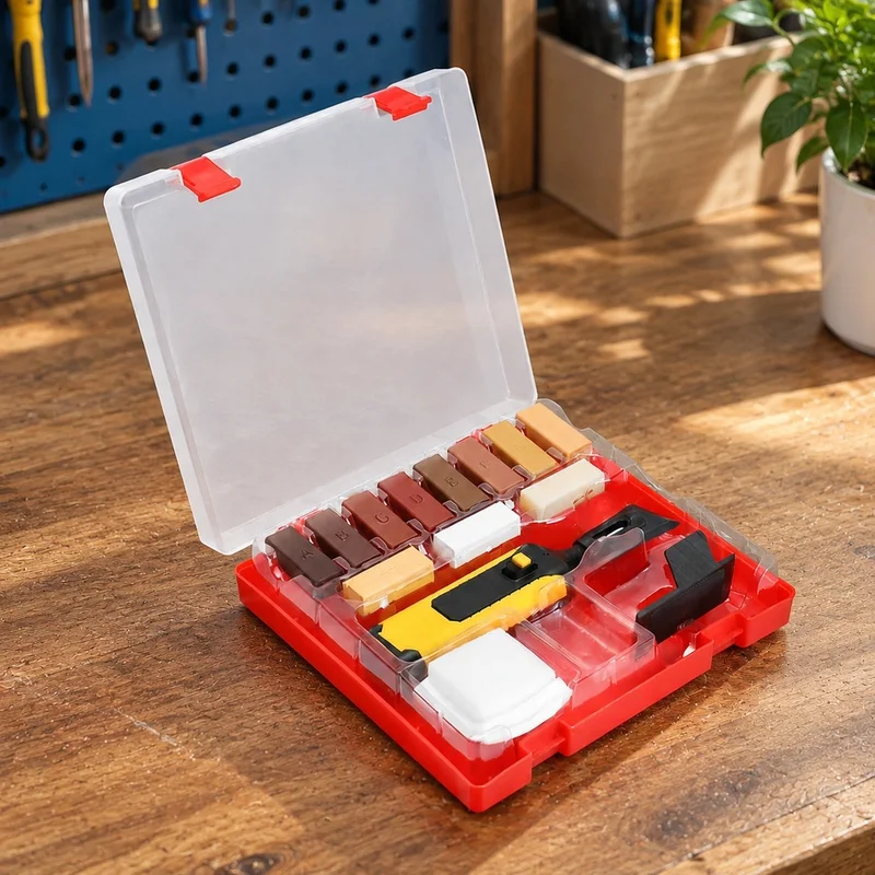 All-in-One Scratch Fix Kit for Laminated Wood Floors, Furniture, and Cabinets