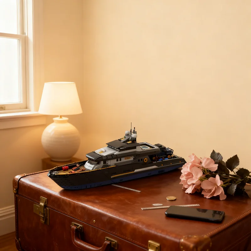 

Конструктор MOC Explorer S Yacht, 4367 деталей, миниатюрная модель лодки, игрушка-подарок, креативный коллекционный предмет для демонстрации, премиум-класс