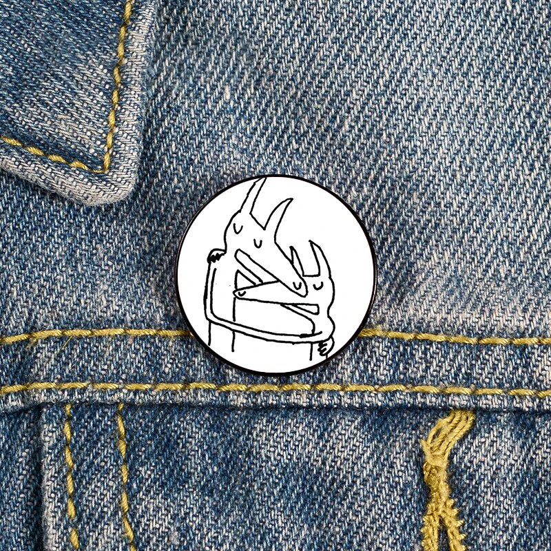 Twin Fantasy Printed Pin Custom Brooches Shirt Lapel teacher tote Bag backpacks Badge Cartoon gift brooches pins for women