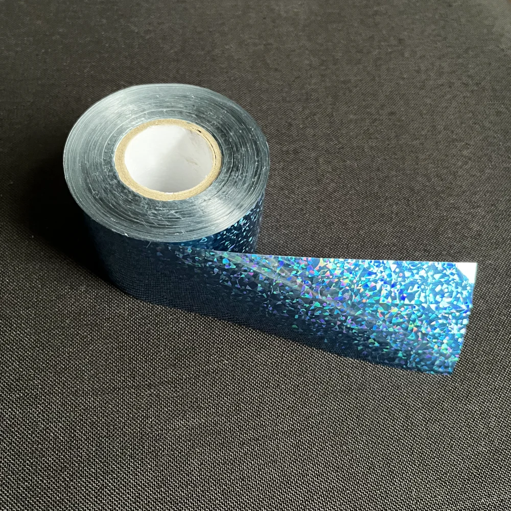 الأزرق الساخن ختم احباط الليزر بلينغ لامعة تألق فيلم نقل الحرارة لصيد الأسماك إغراء الطعوم الاصطناعية اكسسوارات DIY بها بنفسك صنع #3