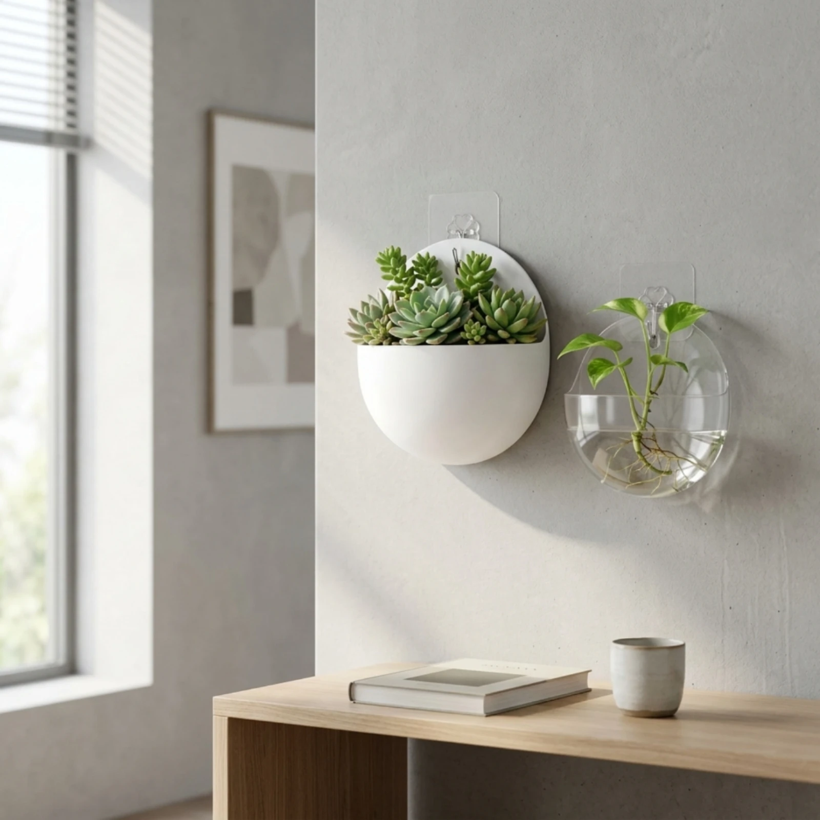 Wall Hanging Planter Minimalist Design Wall Mounted Plant Pot House Decoration Nordic Design view 6