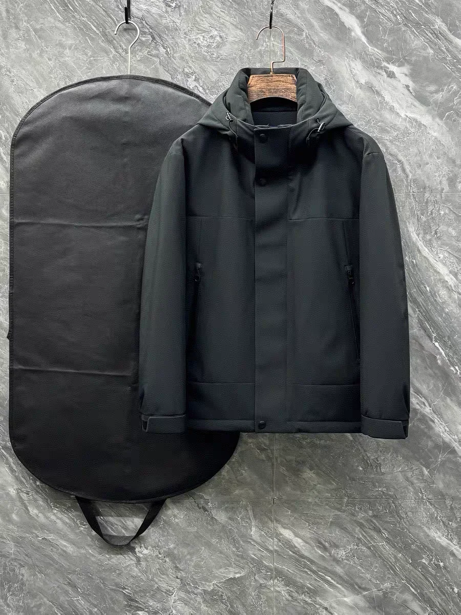 

Italian LP 25aw 90 White Duck Down Hooded Down Jacket