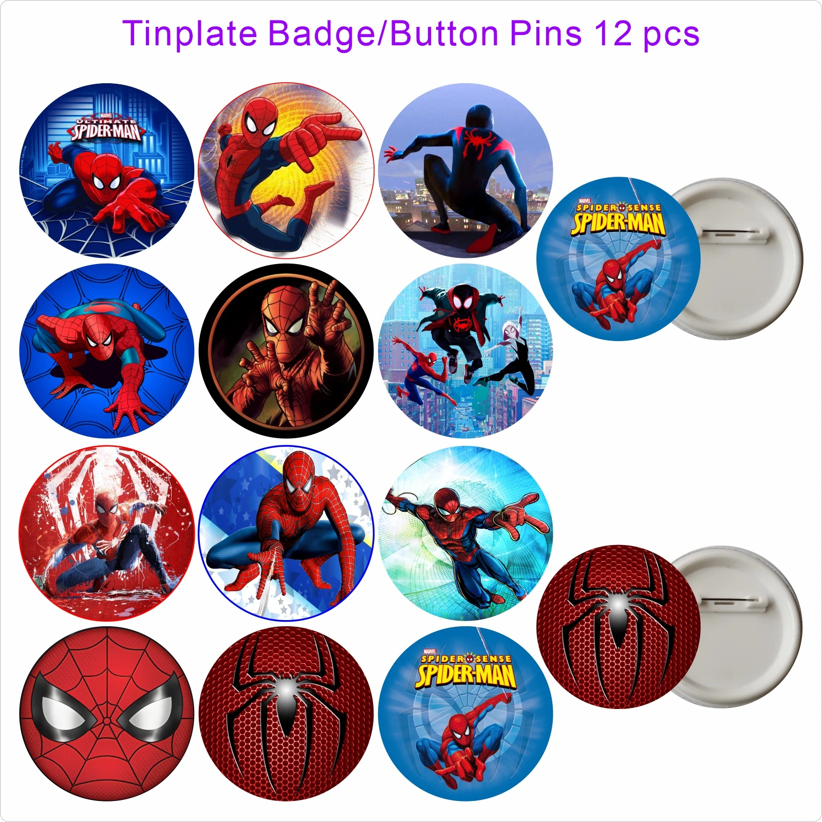 Spiderman Feestartikelen Feestcadeauzakje Vulstoffen Stickers Stempels Klaparmbanden Goody Bag Pinata Bag Feestdecoraties Benodigdheden