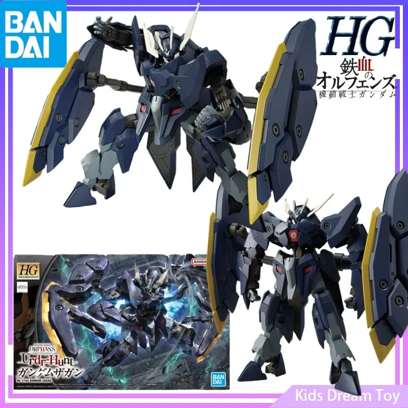 

Assembly Bandai in Stock Original HG Mobile Suit Gundam: Iron-Blooded Orphans Anime GUNDAM ZAGAN Action Figures Toys Collectible