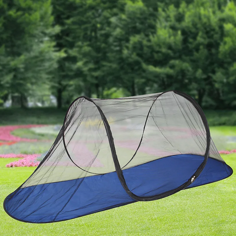 

Oxford Cloth Bottom Outdoor Anti-mosquito Tent Household Summer Folding Mosquito Net Portable Multi-purpose Single Mosquito Net