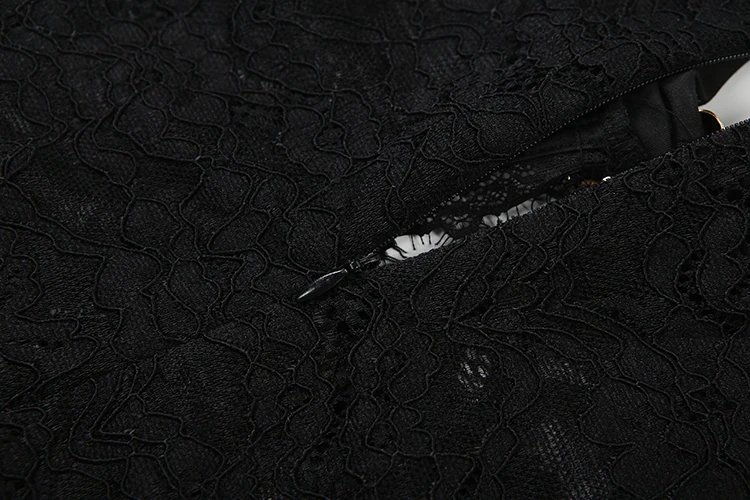 مثير انظر من خلال حللا امرأة تصميم جوفاء أكمام نحيل عالية الخصر شارع العليا أزياء أنيقة وزرة كلاسيكية