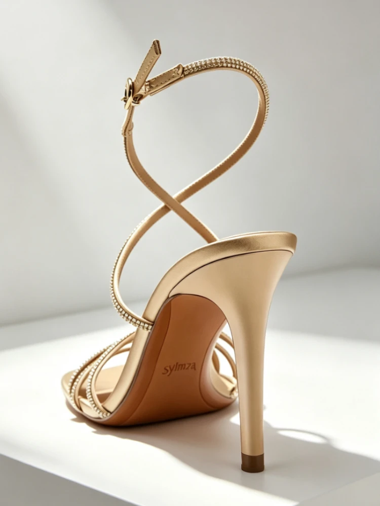 Glisten Rhinestone Strappy Hee - Crossfit Ladies 评论和价格