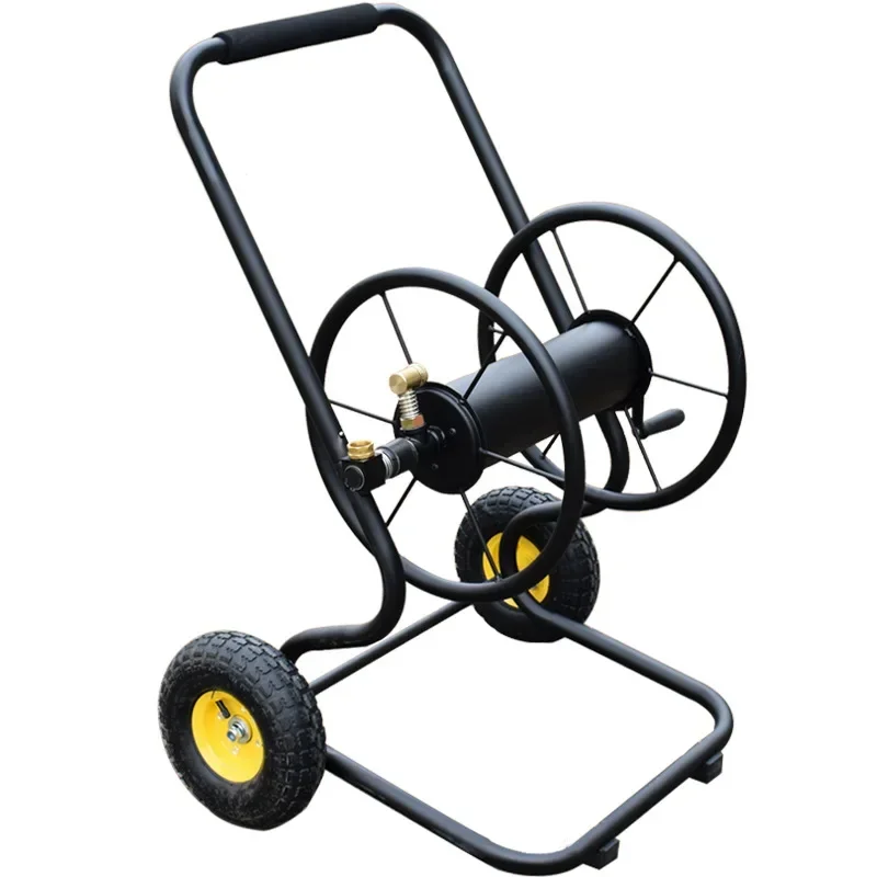 Push metal water storage rack household coil wash car watering water  truck hose storage garden
