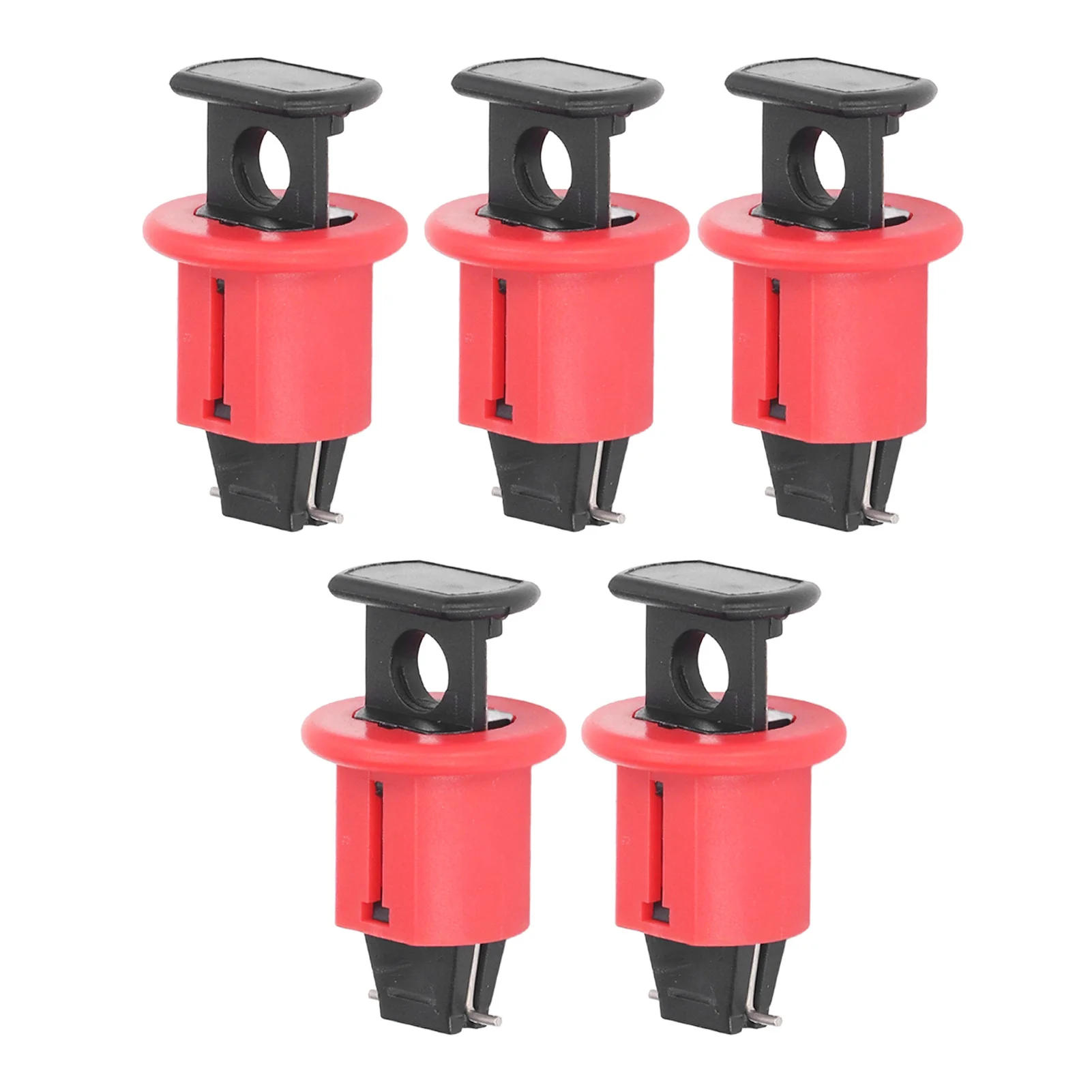 5Pcs Circuit Breaker Lockout Device Electrical Miniature Lock Pin Out Standard Industrial Grade Switch Miniature Breaker Lock