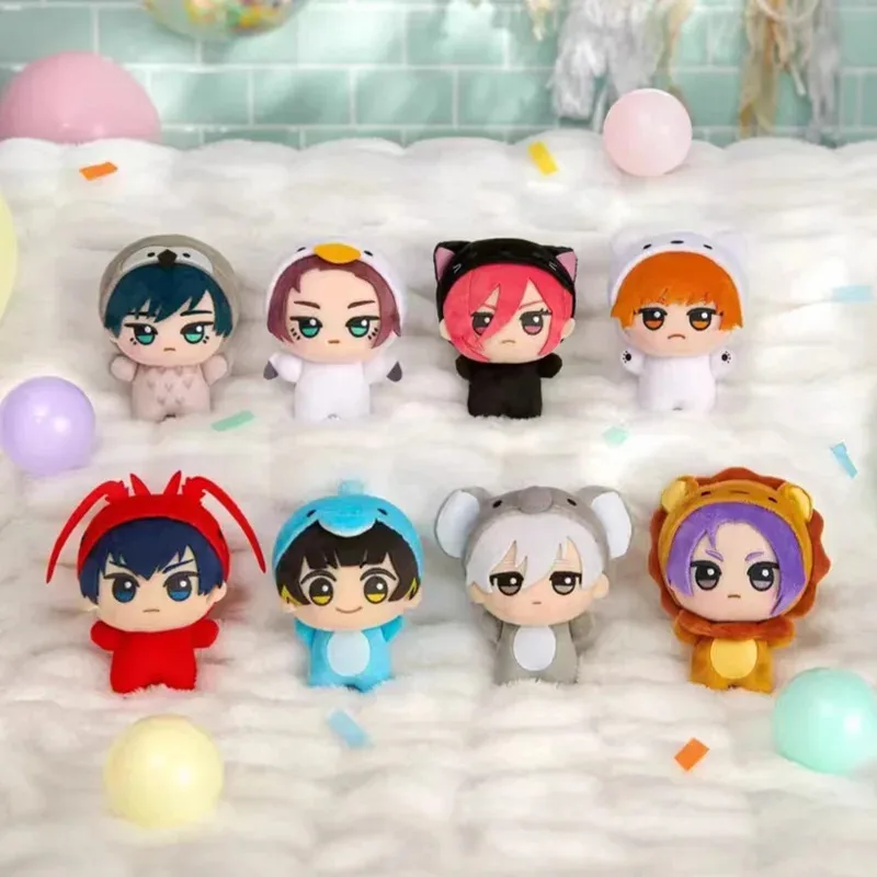 DY20Blue Lock Isagi Yoichi Cosplay muñeca de peluche 10cm Animal de peluche accesorio relleno lindo llavero decoración de la habitación regalo Unisex