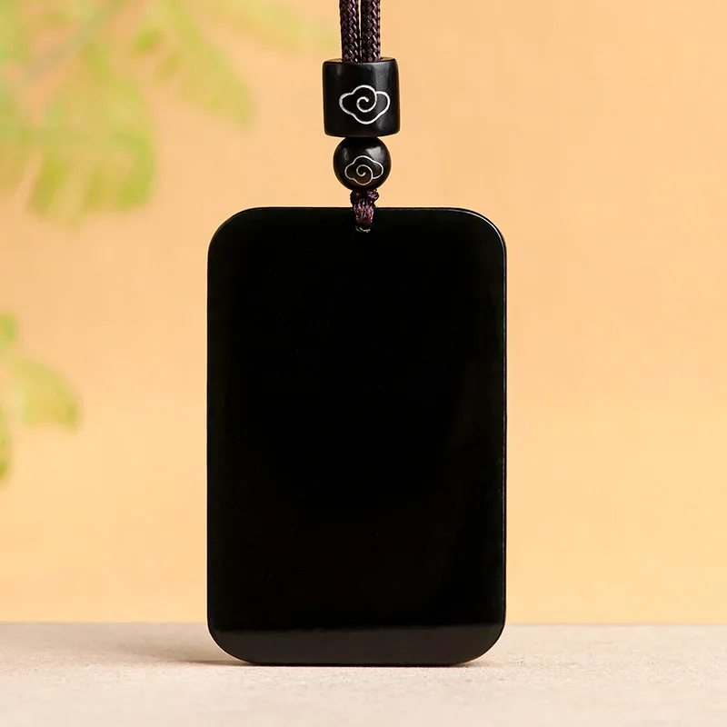 Natural Old Materials Tianyu Black Jade Wushi Brand Pendants Buddha Statues Male Female Charms Jewelry Drop Shipping