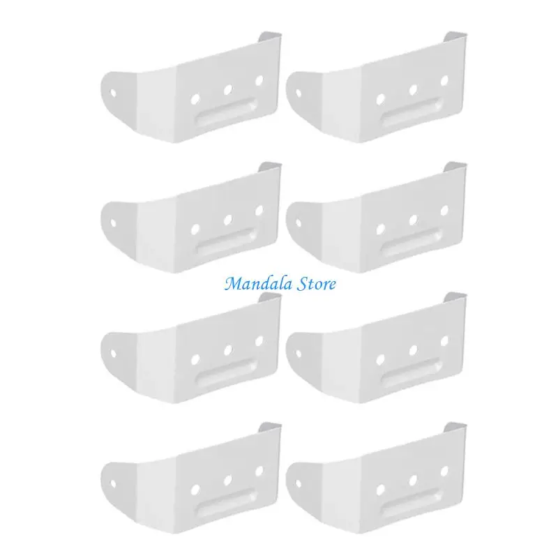 U2JC Gutter Downspout Straps Replacement Aluminum Rain Gutter Straps Enduring