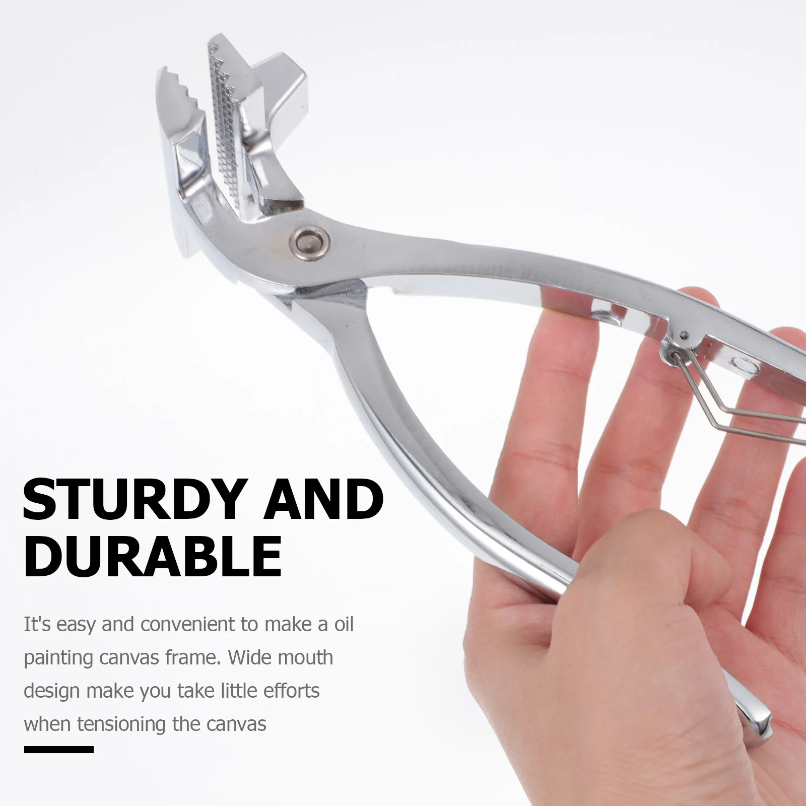 

1Pcs Practical Canvas Gripper High Quality Material Fine Craftsmanship Easy to Use for Canvas Framing Wide Mouth Plier