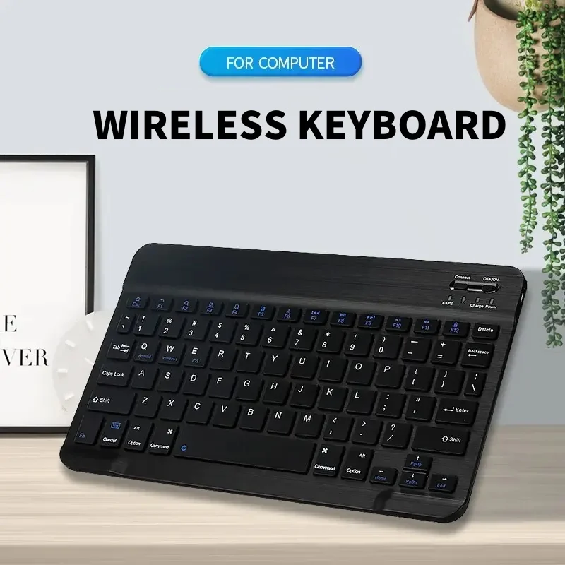 

Wireless Keyboard For Laptop Tablet Ipad Bluetooth-Compatible Keyboard 78 Keys Rechargeable Keyboard For Android iOS Windows