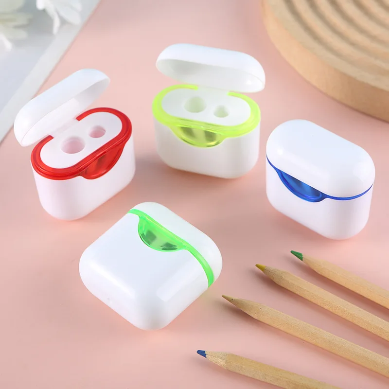 Pencil Sharpener, Customized Double Head Pencil Sharpener Manual, Back To School Supplies, Birthday Gifts BHL2390-FRO