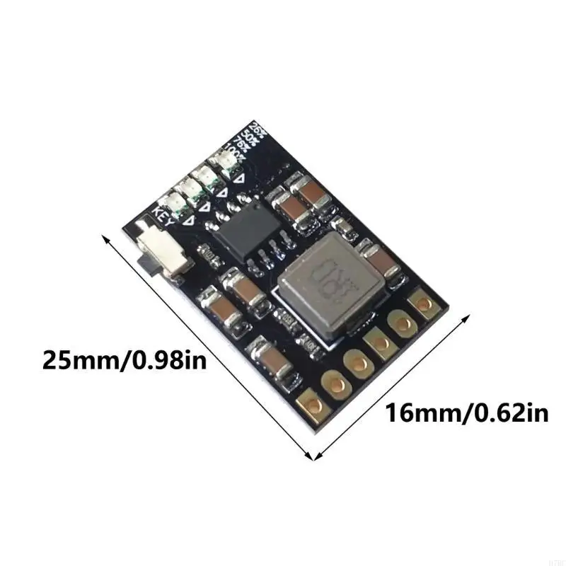 H7BC Charging integrado e impulso da placa circuito Módulo Integrado descarga para baterias lítio 3,7V/4,2V, saída