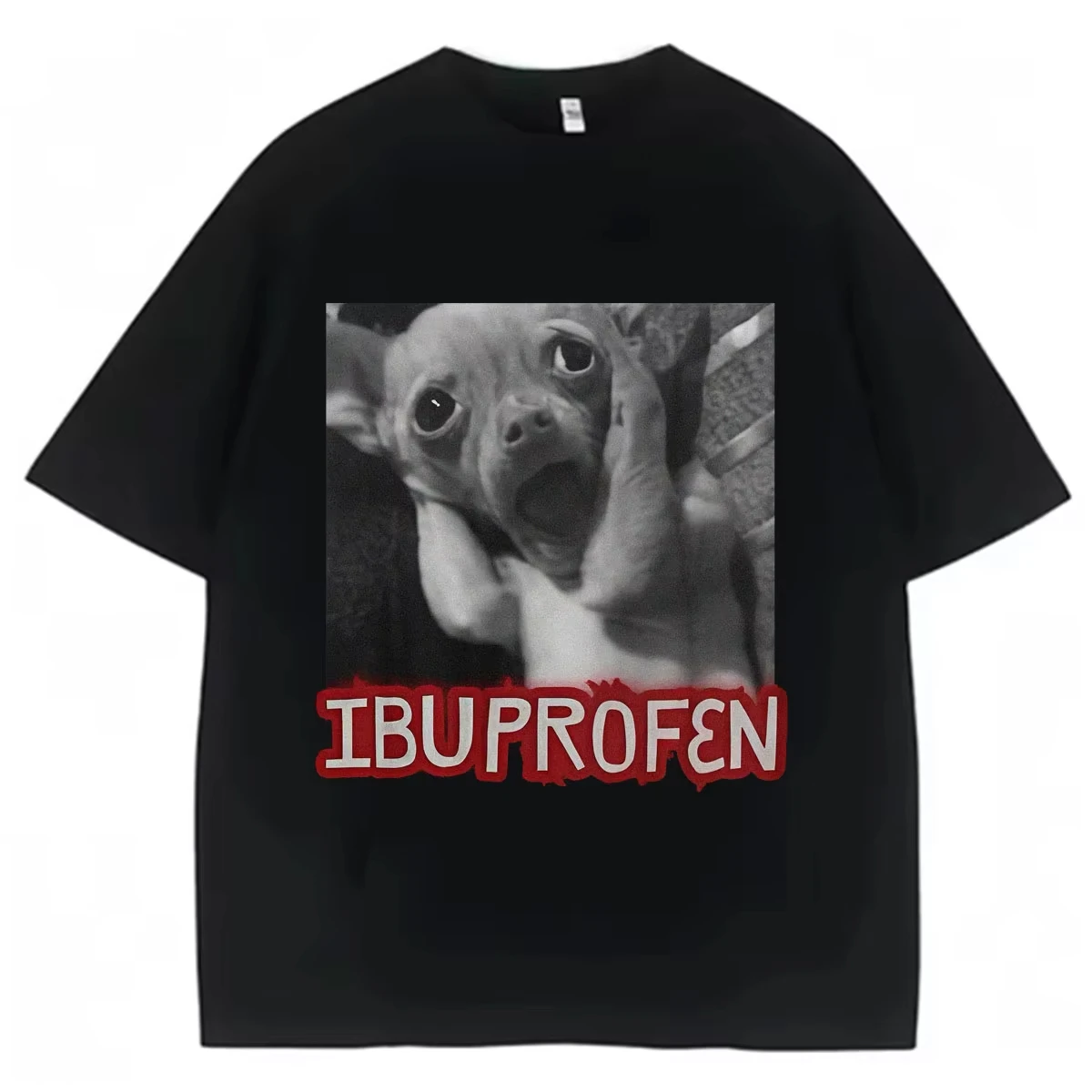 Funny Dog Meme 2026 Men Women Harajuku O-Neck T-Shirt Hot Sale Unisex Cotton Y2K Plus Size Tops Short Sleeve Tee Shirt Teenagers