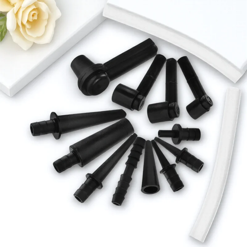 1Set Adaptor Pengganti Cairan Rem 4Mm 5Mm 8Mm Koneksi Cepat Mudah Digunakan Aksesori Mobil Truk Pengganti Cairan Rem
