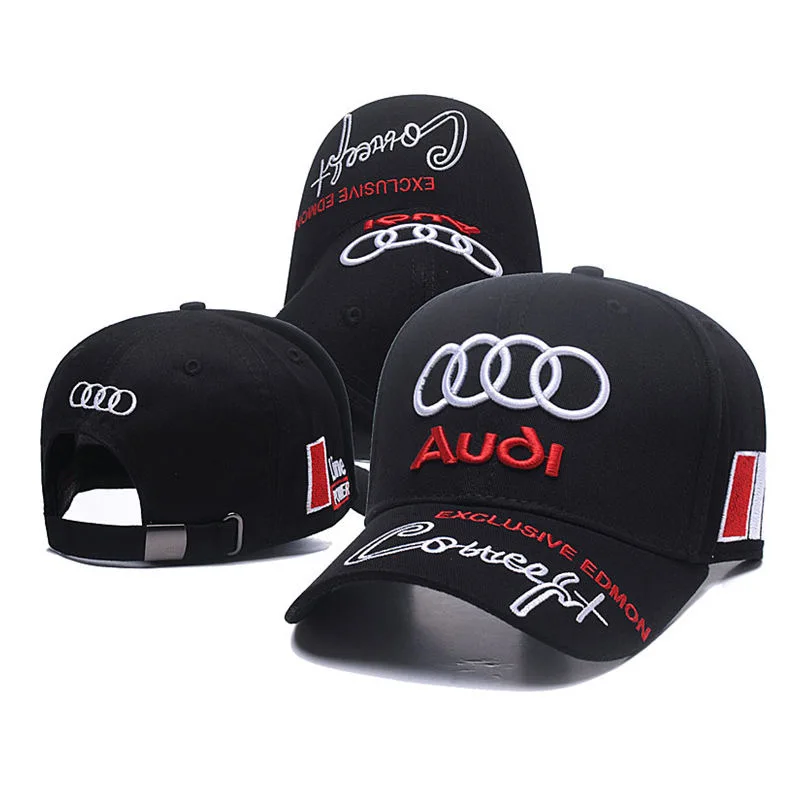 

Embroidered Logo Badge Racing Hat Baseball Cap For Audi RS3 RS5 RS6 Sline SQ5 S3 S4 S5 S6 S7 S8 TT A3 A4 A5 A6 A7 A8 Q3 Q5 Q7 Q8
