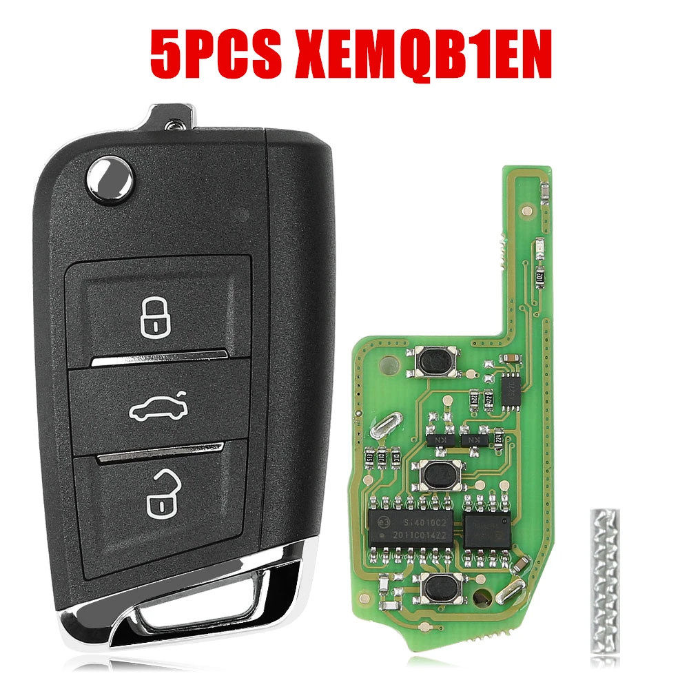 Xhorse XE Series Super Remote Key XEMQB1EN XEKF20EN XEFO01EN XEDS01EN XELEX0EN XEKF21EN English Version 5PCS/Lot