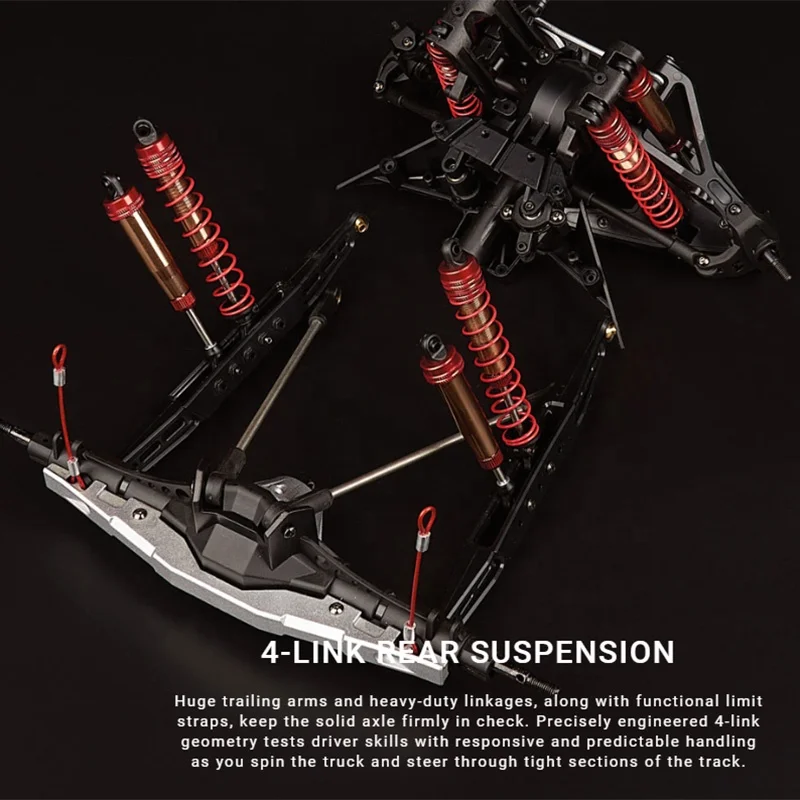 Udirc Ud1002 1/10 2.4G Elétrico 4Wd Rwd Esp 45 Mph Brushless 3S Hobby Car Deserto Veículo Crawler Grande R/C 4X4 RC Rally Truck 1:10