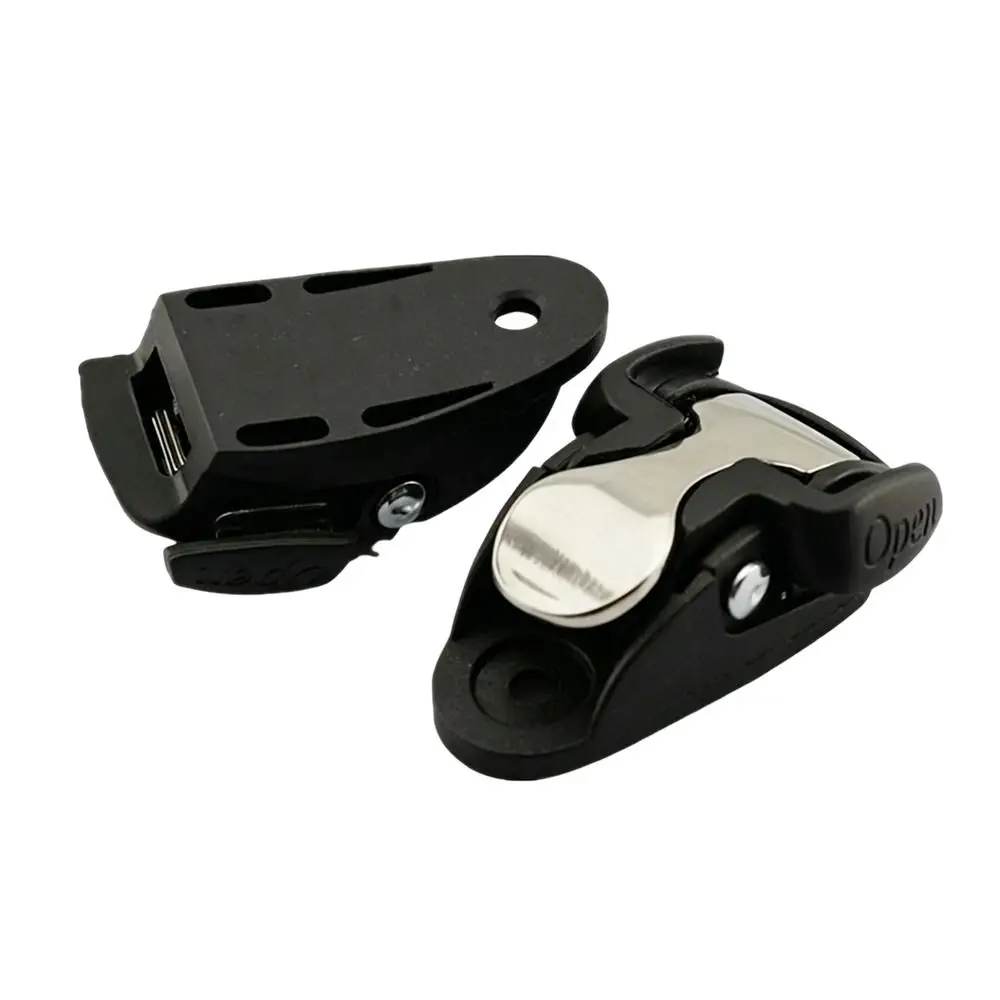 High Quality Zinc Alloy Roller Skating Shoes Fastening Fine-tuning 8 Styles Reusable Grip Lock Rubber Metal Buckle