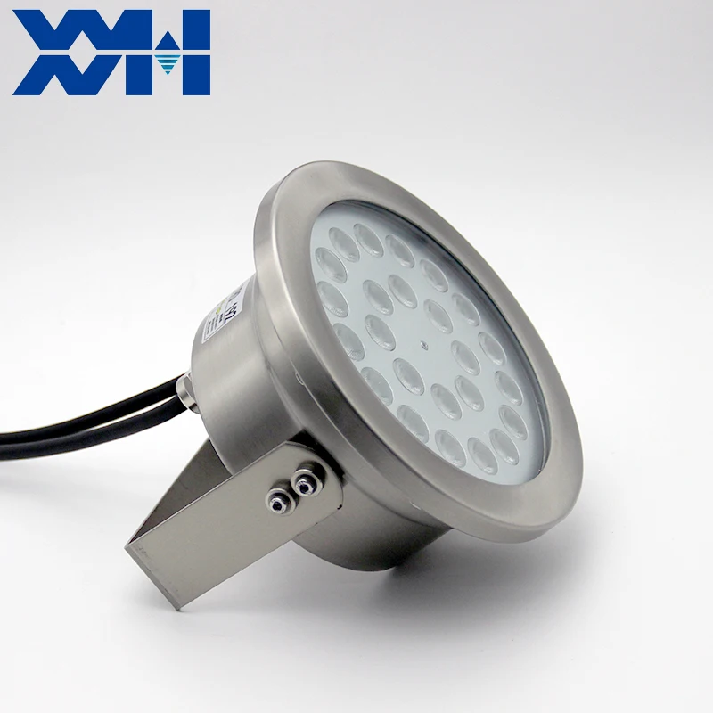 XYH Modern Outdoor Pool Decorative square Music Fountain Stainless Steel Underwater Flood Led Fountain Light for Pool Lake Pond