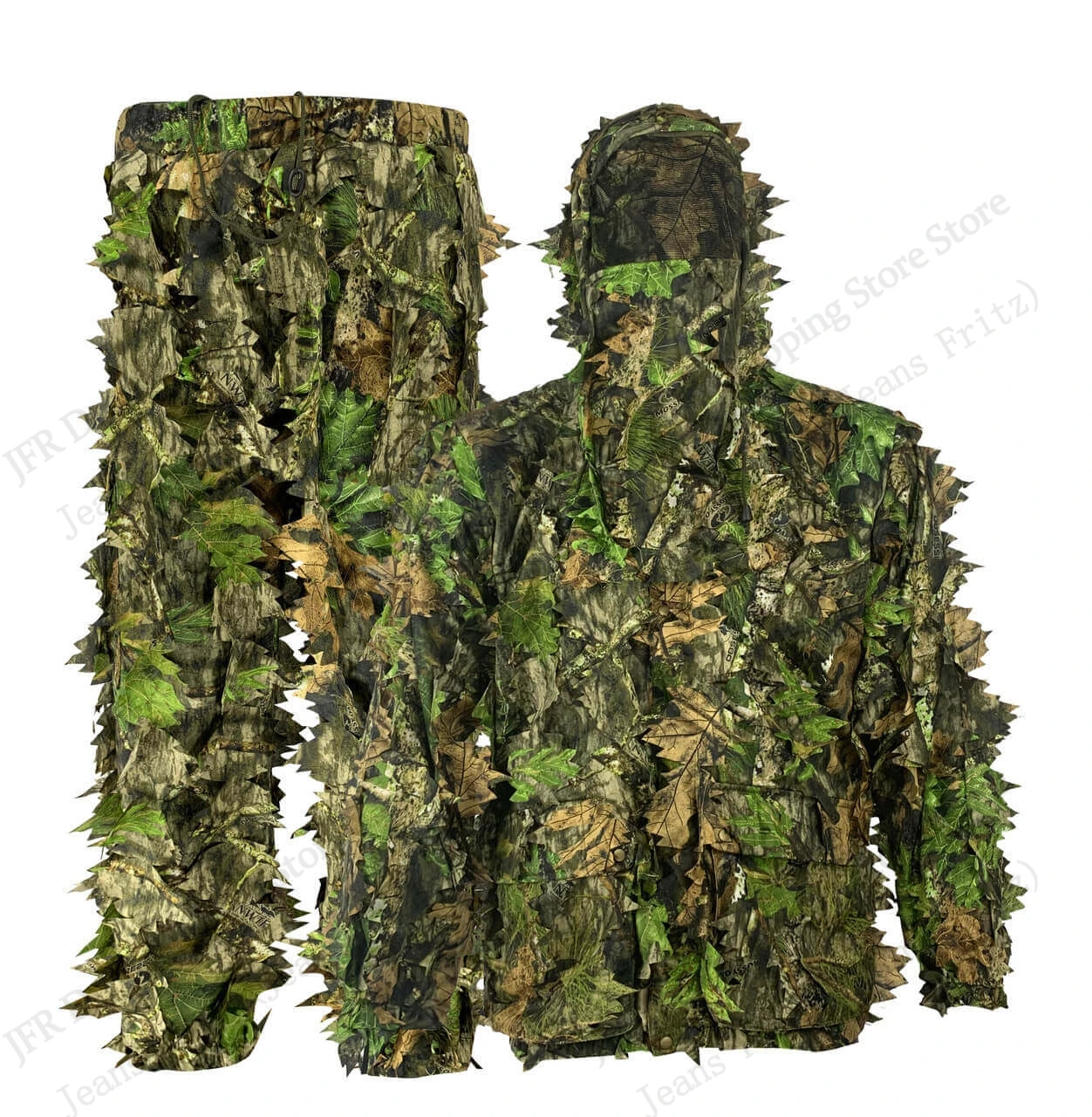 Outfitter Leaf Camouflage Hoodie Set Hunting Fishing Camo 3d Print Hoodie+Pant Suit Men Fashion Outdoor Sports Tracksuit Set New