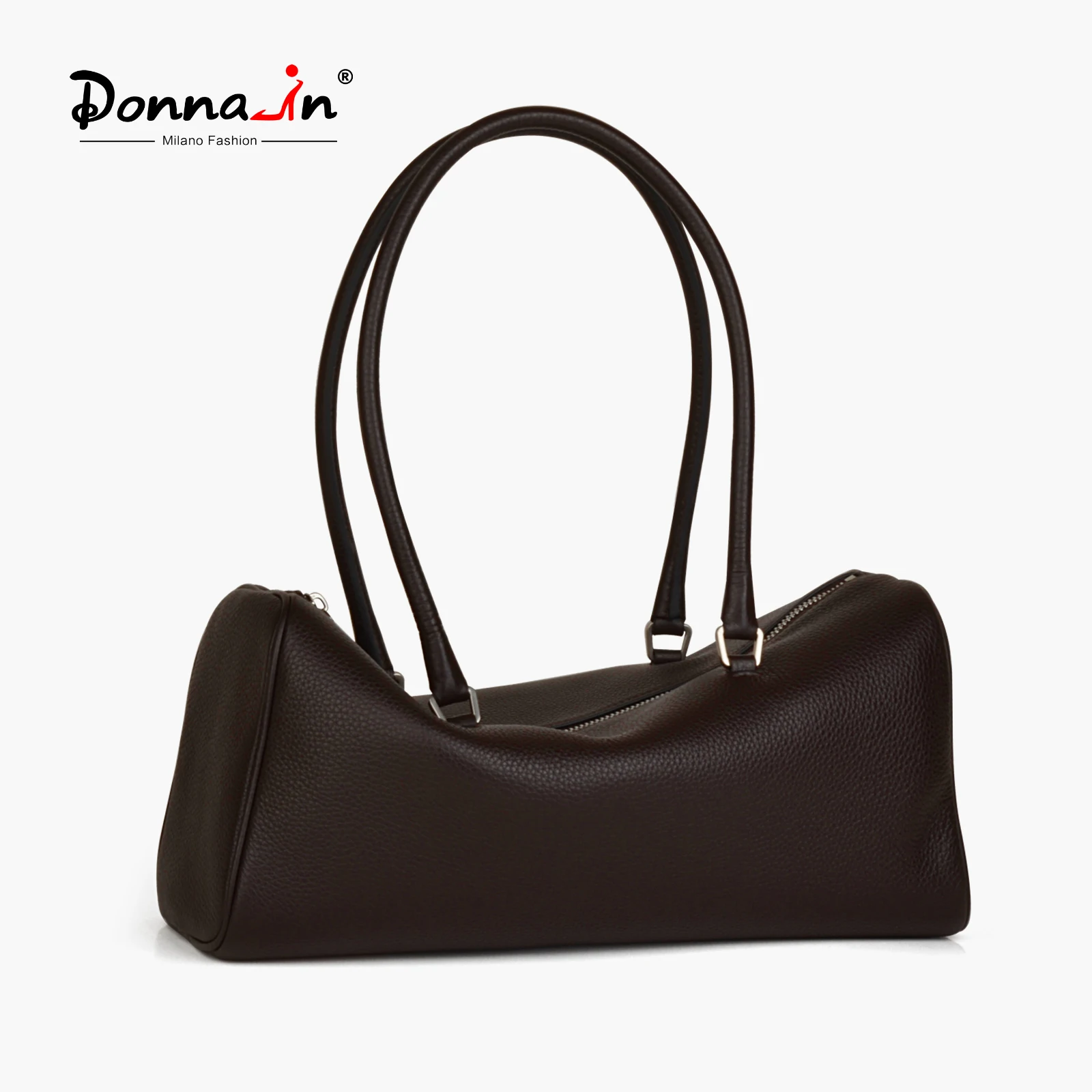 

Donna-in натуральная полностью зернистая воловья кожа, женские сумки, деловая сумка в форме подушки, сумка через плечо с натуральной подкладкой из овчины