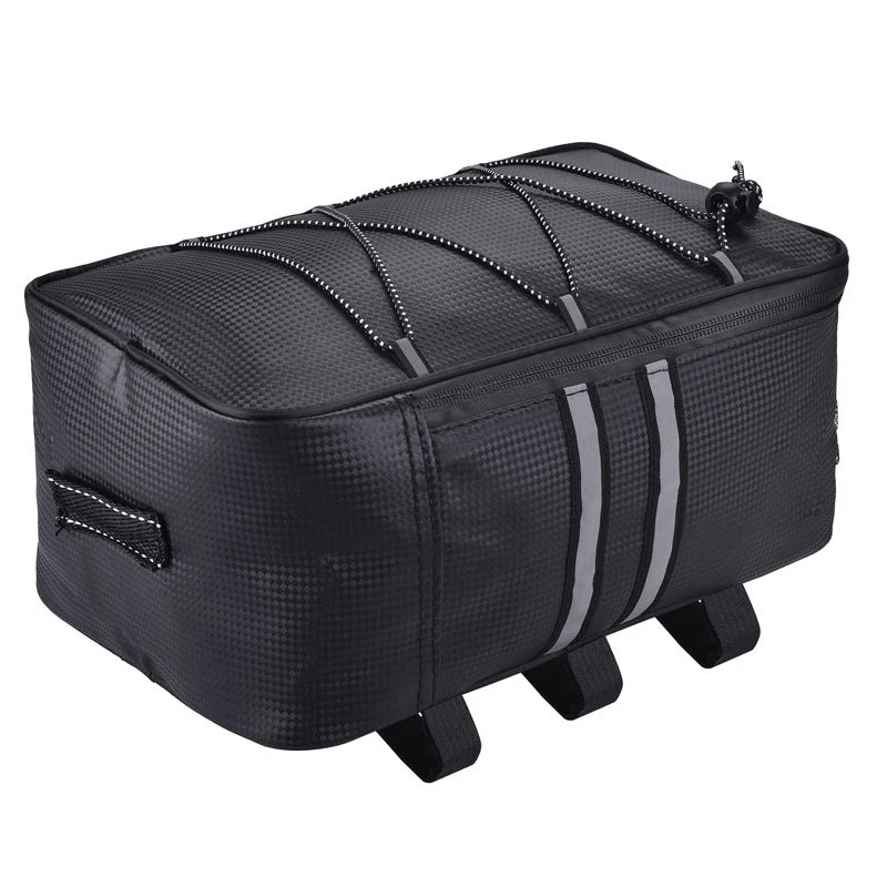 Bicycle Piggyback Bag Rear Seat Bag Storage Storage Box Bicycle Rear Shelf Pannier Bag Waterproof Bag Riding Supplies Equipment