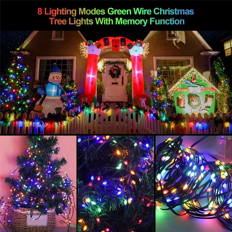 CHCH 8 modalità di lucine nata - Wall Decor Lighting Tree recensione e prezzo
