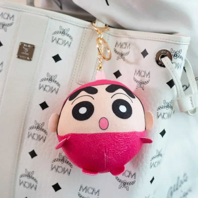 10 cm/3.93 pollici Crayon Shin Chan Portachiavi Anime Periferiche Cartoon Zaino Portamonete Accessori Ornamenti Giocattolo carino Regali per ragazze