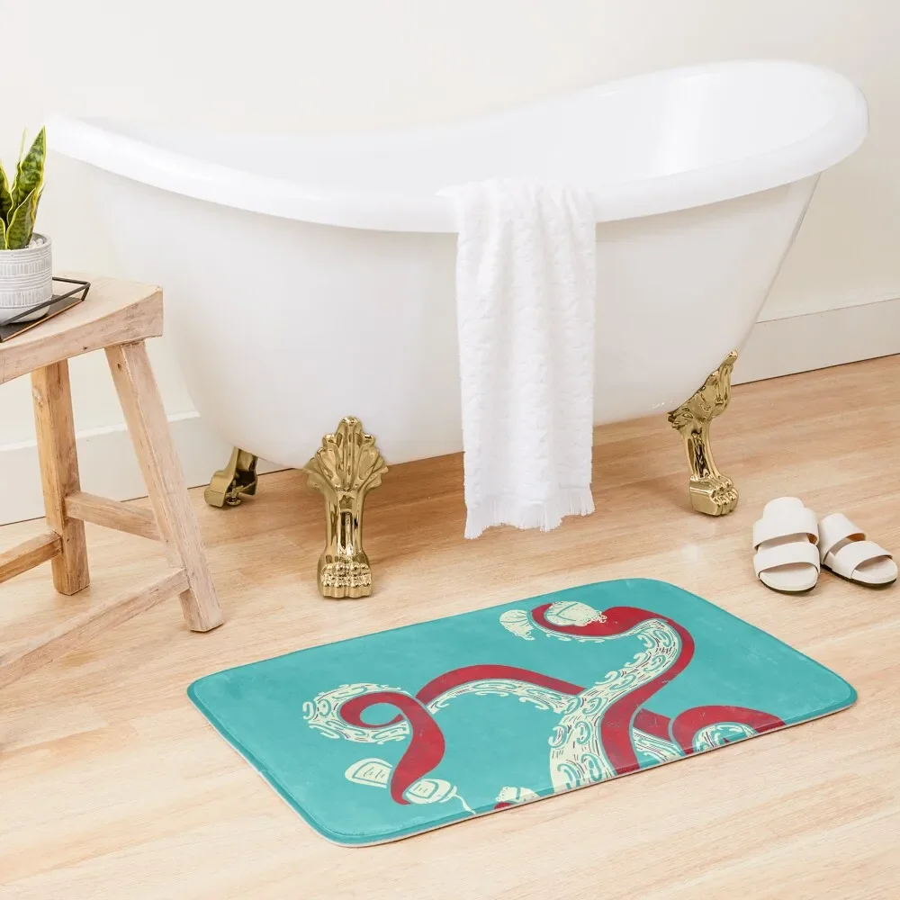 

Kraken Bath Mat External Entrance Doormat Accessories For Shower And Services Hallways Mat