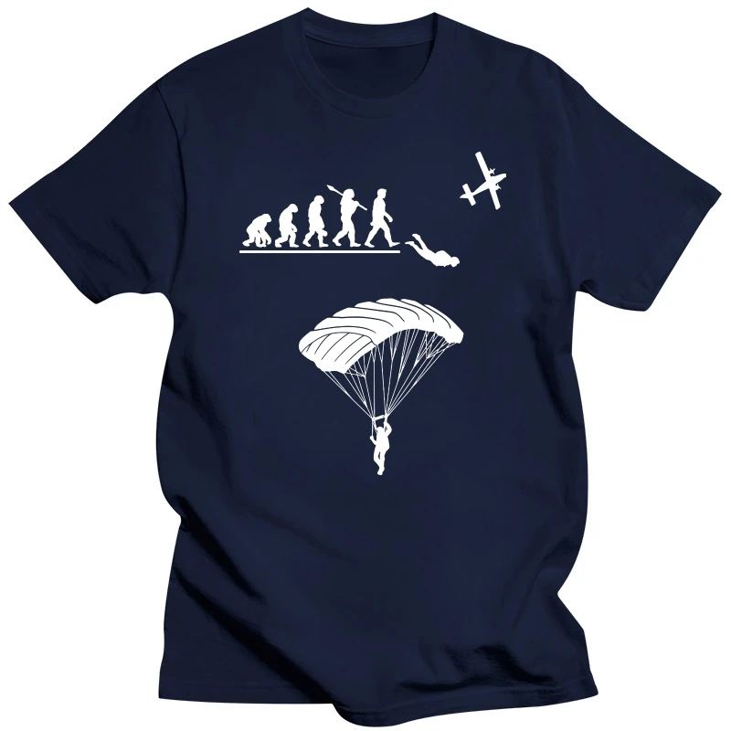 Paralayang Skydiving Evolution Skydive parasut kekasih Paraglider T shirt lengan pendek Streetwear hadiah ulang tahun T-shirt