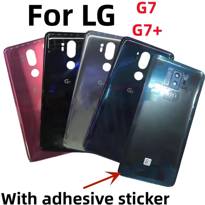 Glass battery Black Cover Case for LG G7 G7 g7plus g7thinq G710 lmg710ulm phone rear housing back case backshell