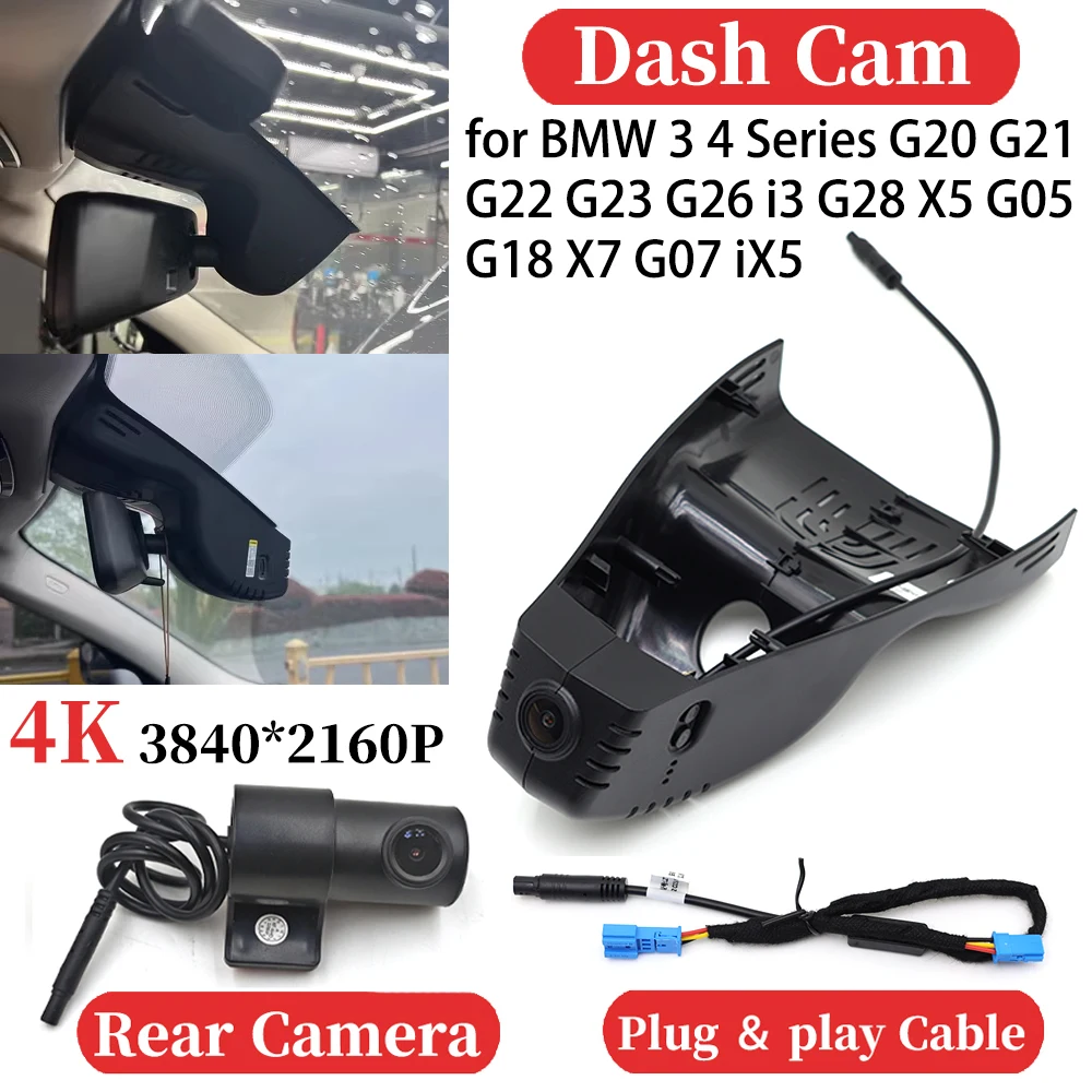 

for BMW 3 4 Series G20 G21 G22 G23 G26 i3 G28 X5 G05 G18 X7 G07 IX5 Car OEM 4K Video Recorder DVR Dash Cam Dashboard Camera