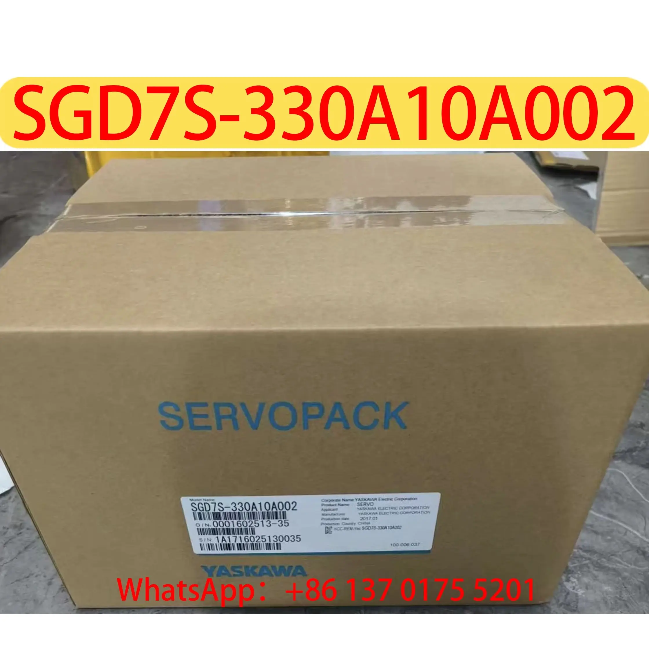SGD7S-330A10A002 Brand New Servo Drive，Original Genuine，Fast shipping