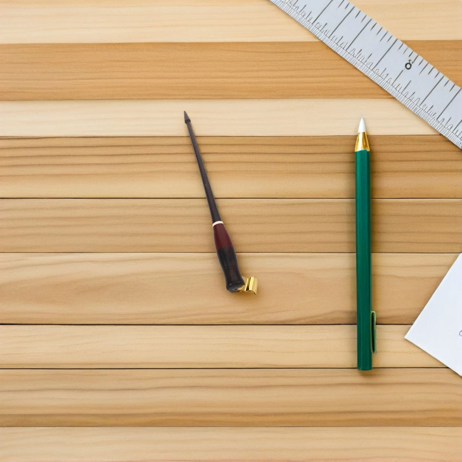 

Винтажный косой держатель для ручек для каллиграфии, универсальный деревянный фланец с ручкой для ручки, профессиональный английский сценарий, медная пластина