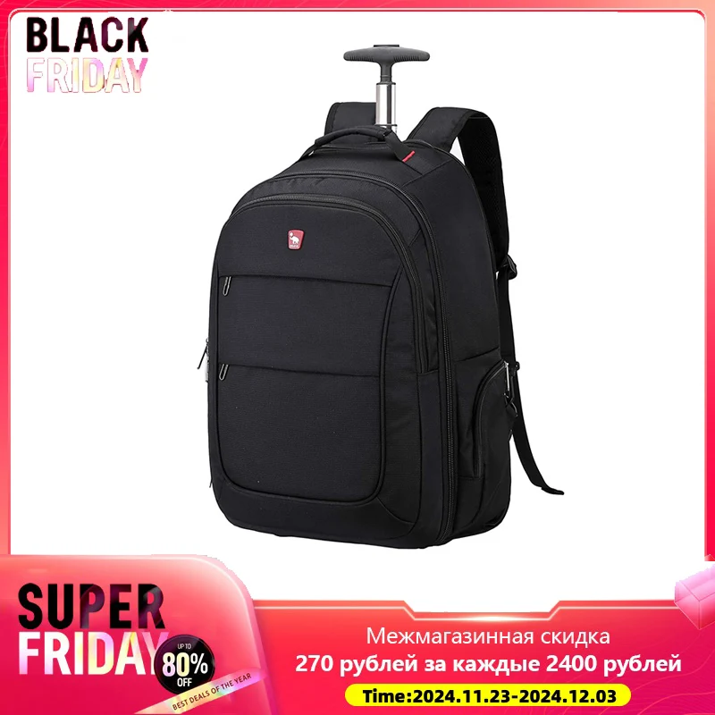 OIWAS Travel Bag on Wheels Men's Trolley Backpack Business Large Capacity Gym Sport Bags Travel Luggage Sets For Women Teens