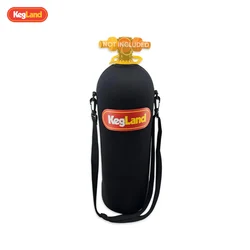 Kegland Black Jacket for 8L PET Keg Beer Keg Warm Ccover Beer Brewing Accessary Bar Tool (without bottle)