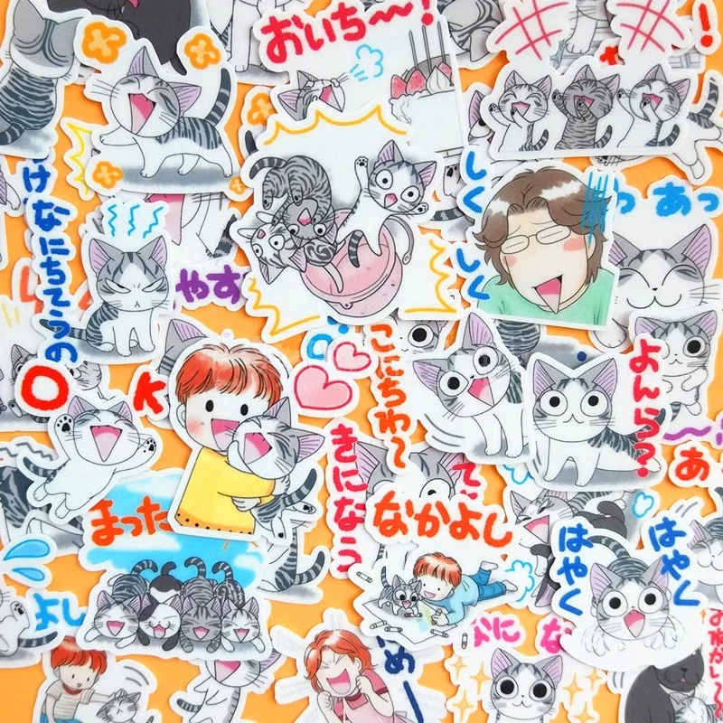 42pcs Creative Cute Kawaii Self-made Cats Animal Zoo Scrapbooking Diary /decorative Stickers/DIY Craft Photo Albums/trunk
