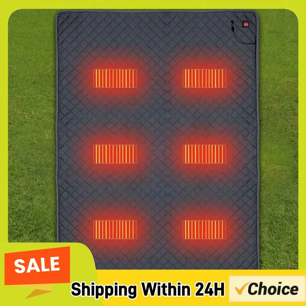 

USB Sleeping Electric Heating Pad Heated Blanket Heated Cushion 3-Level Temperature for Outdoor Camping Heated Electric Mat