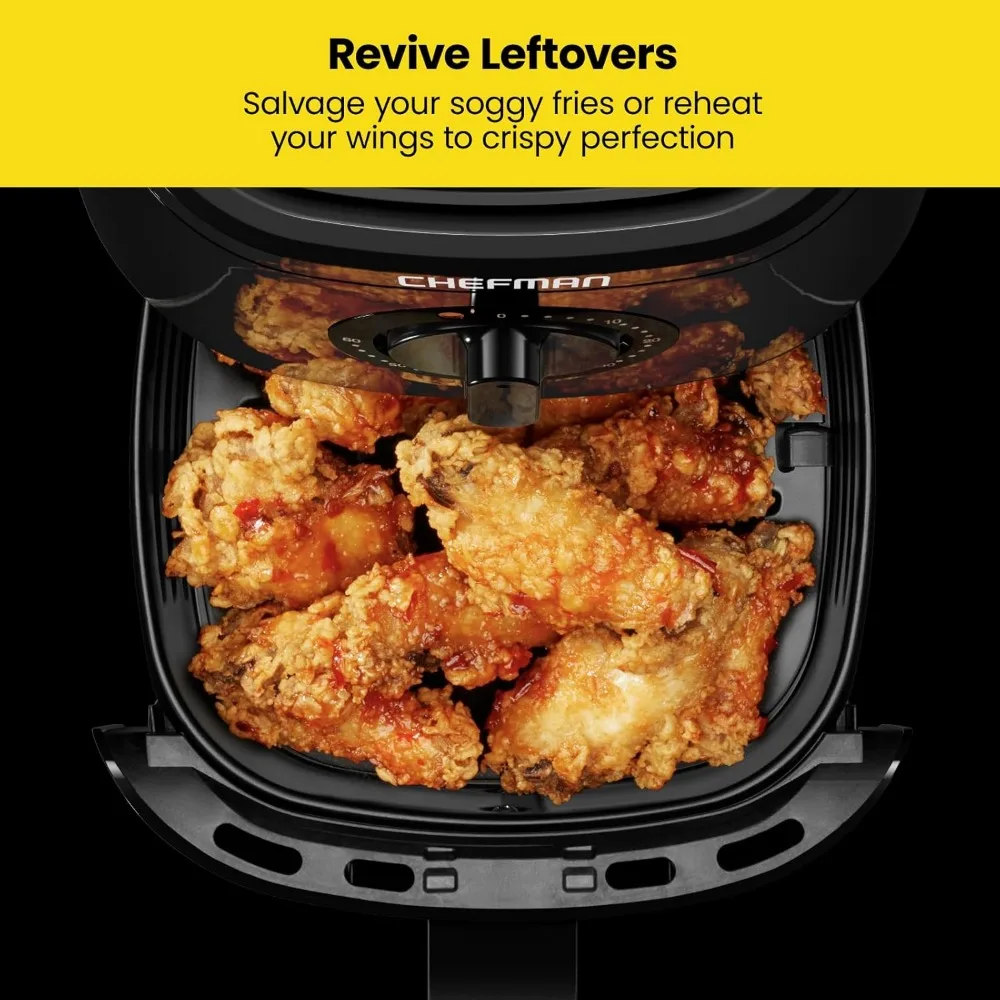 Air Fryer,2Qt, Safe Basket, Tray,  Fry Healthier Meals Fast, Heat and Power Indicator Light, Temp Control, Deep Fryer